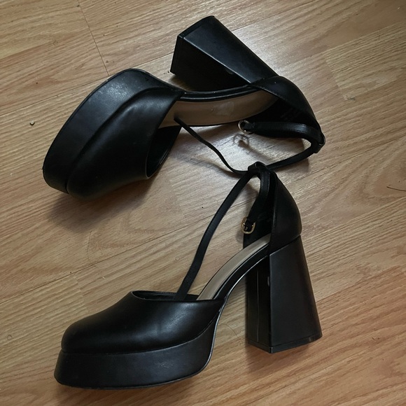 DREAM PAIRS Women's Chunky Platform Heels - Picture 11 of 16